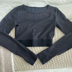 Lululemon Wunder Train Long Sleeve Crop Top Limited Edition